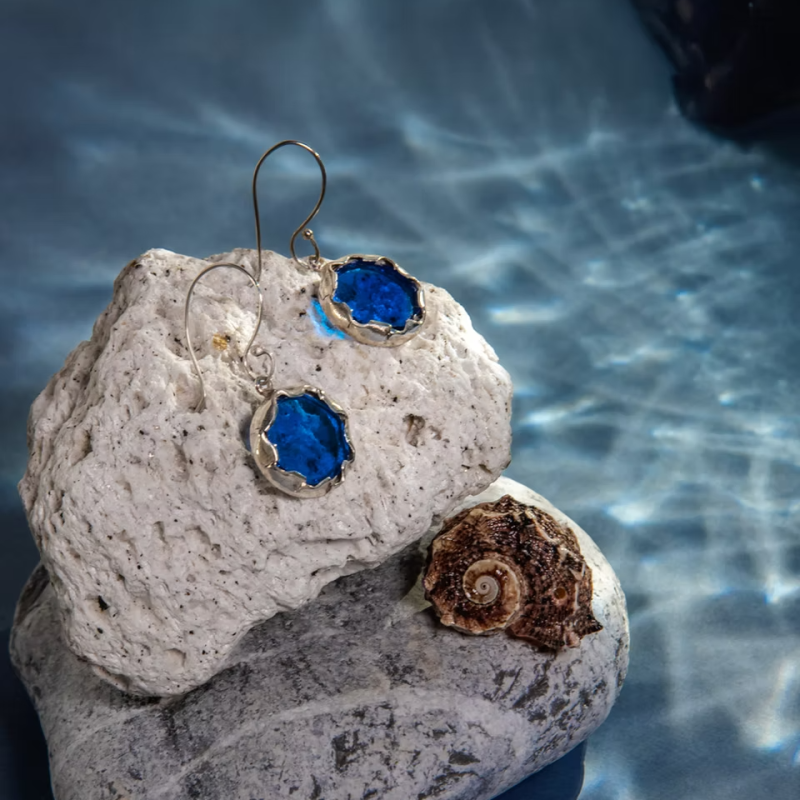 Comets In The Sea Earrings